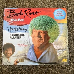 Bob Ross chia pet